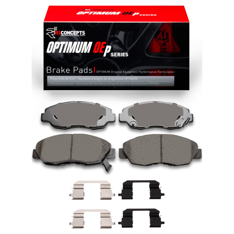 Honda Accord Brake Pads - Front - R1 Concepts - Optimum OE - `98-`02